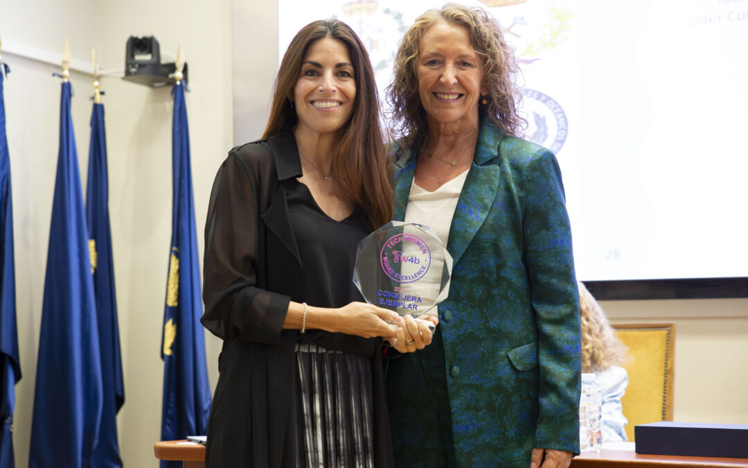 Concesión a Verónica Pascual, con el sello TechW4Boards a la Consejera Ejemplar 2025