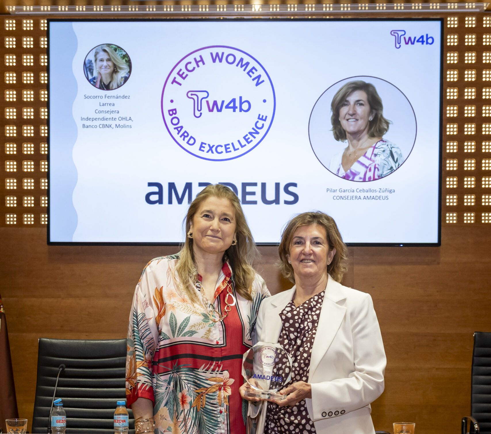 Concesión a Amadeus del SELLO de Excelencia TechW4Boards 2026
